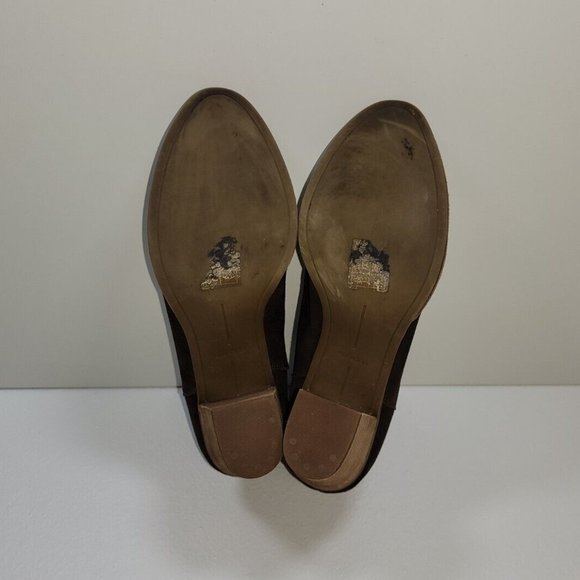 Dolce Vita Women's Leather Chunky Block Heel Riding Ankle Booties Brown Size 8.5 - Picture 6 of 8